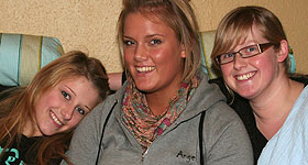 Katrine, Simone og Stine