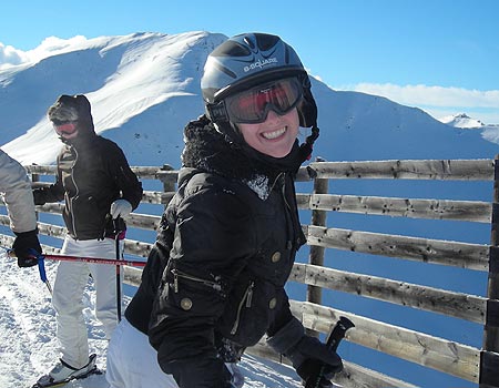 Simone Guldhammer smiler til fotografen